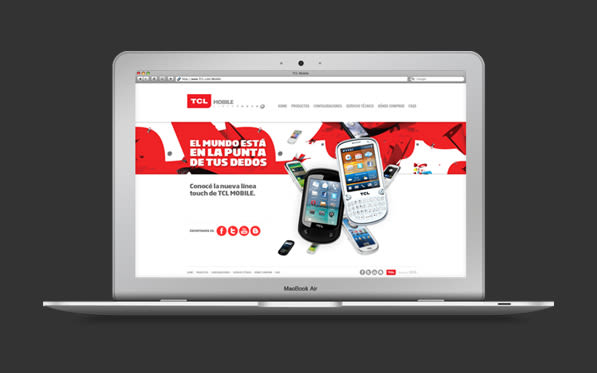 TCL mobile website 1