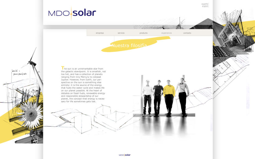 Diseño WEB para MDO solar 1