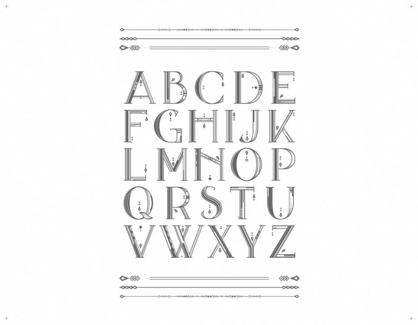 AVANTH typeface 1