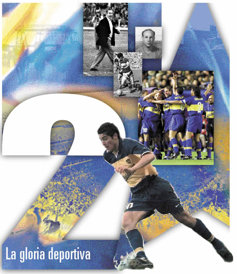 La Nación Deportiva, portadas del libro de Boca 2