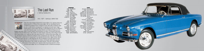 Boceto de catalogo para BMW 4