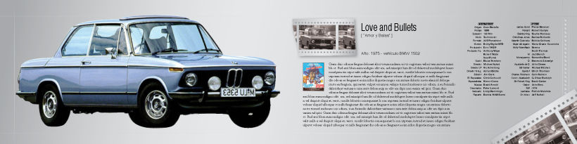 Boceto de catalogo para BMW 7