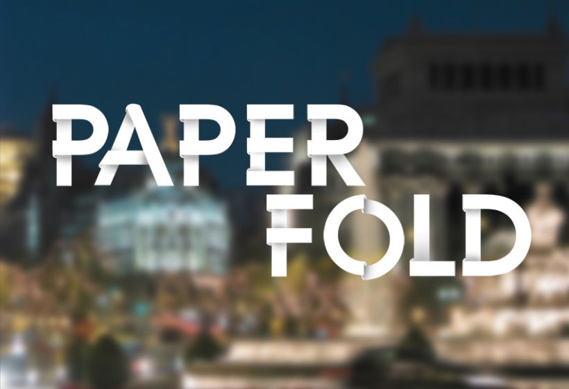 Tipografia-Paper Fold 1