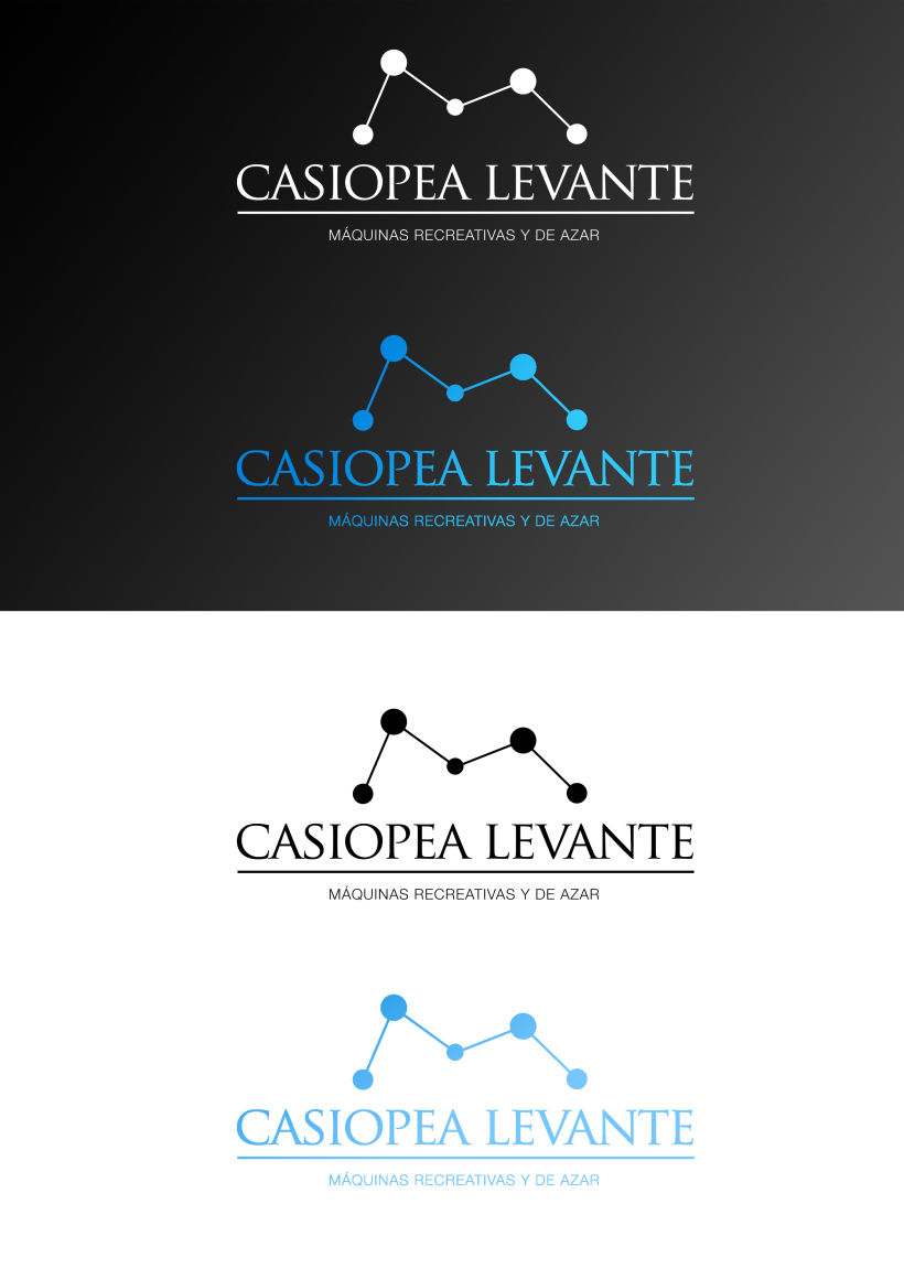Logotipo para "Casiopea Levante" 1