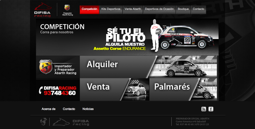 Difisa Racing Website 1