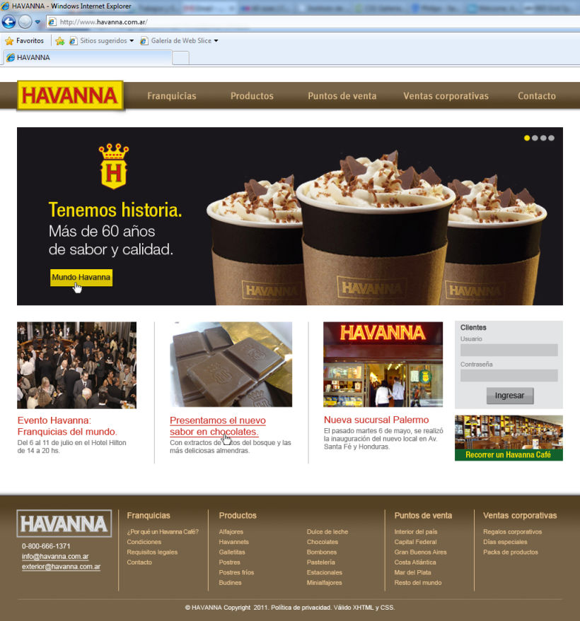 Sitio web Havanna 2