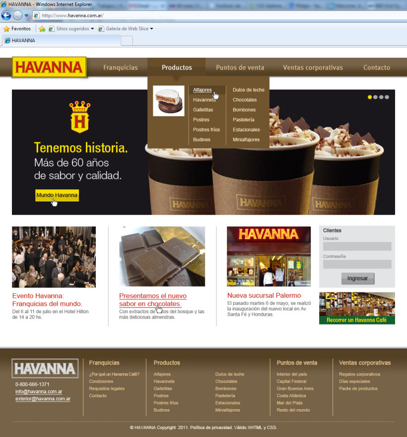 Sitio web Havanna 3