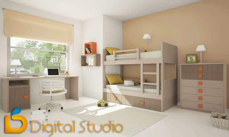 Interiores 3d - Dormitorios 2