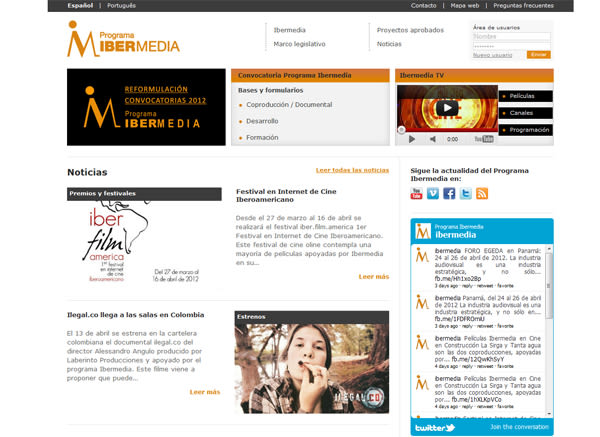 Web Programa Ibermedia 1