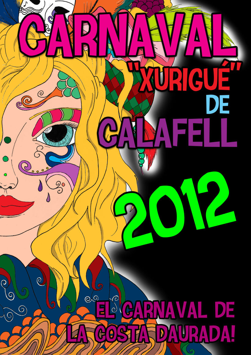 Cartel Carnaval 2012 Calafell 2