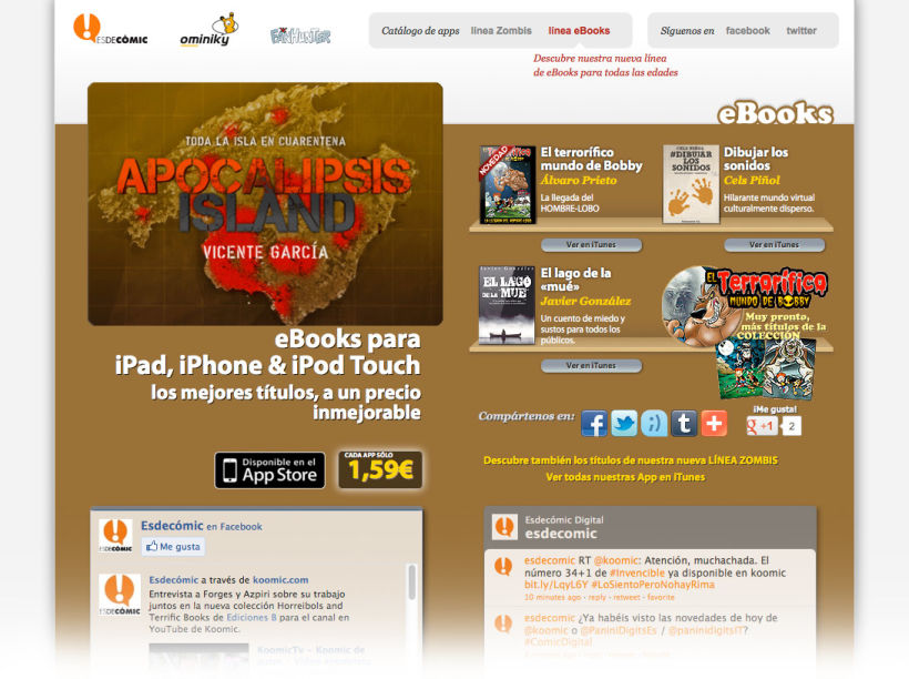 App - eBooks for iOS: Microsites 3
