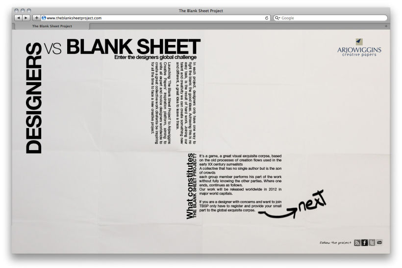Designers vs Blank Sheet 2