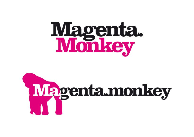 Propuestas logo Magenta Monkey 1