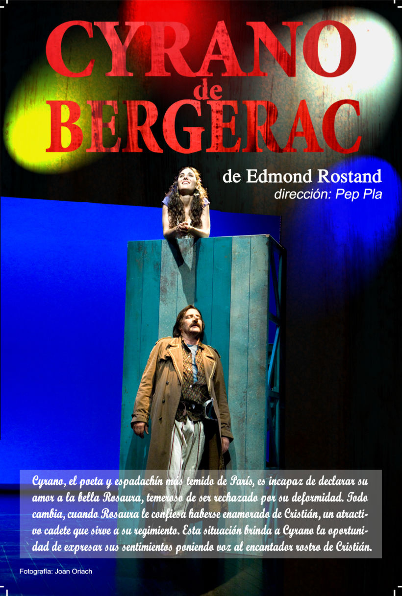 Flyer Cyrano de Bergerac - rediseño 2