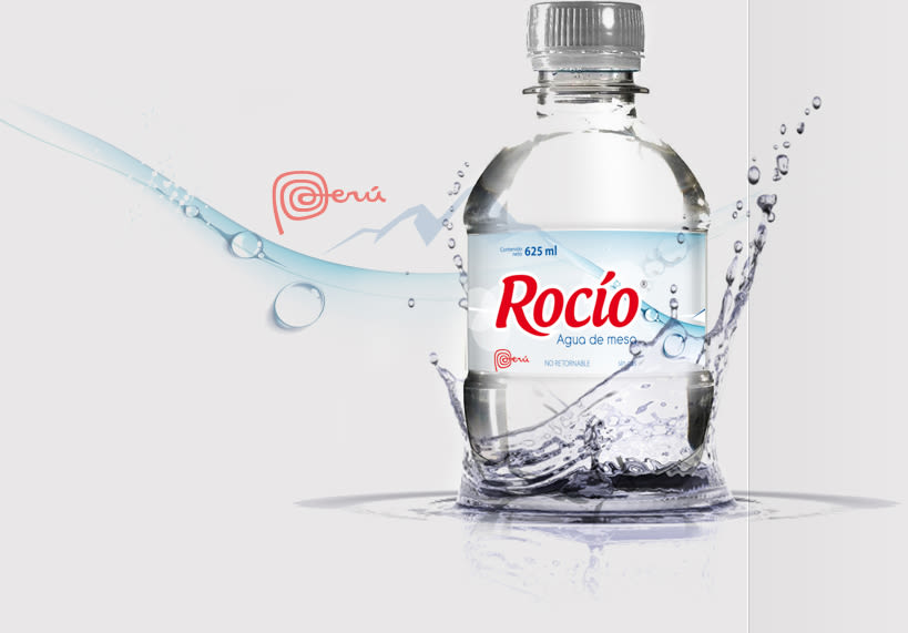 Etiqueta Agua Rocío 6