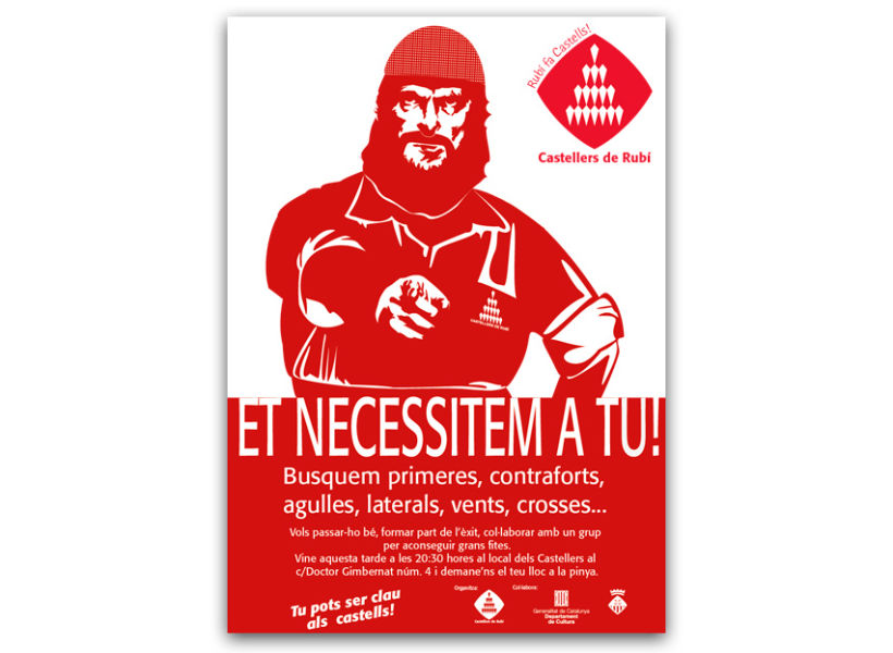 Imagen corporativa y comunicación de Castellers de Rubí 13