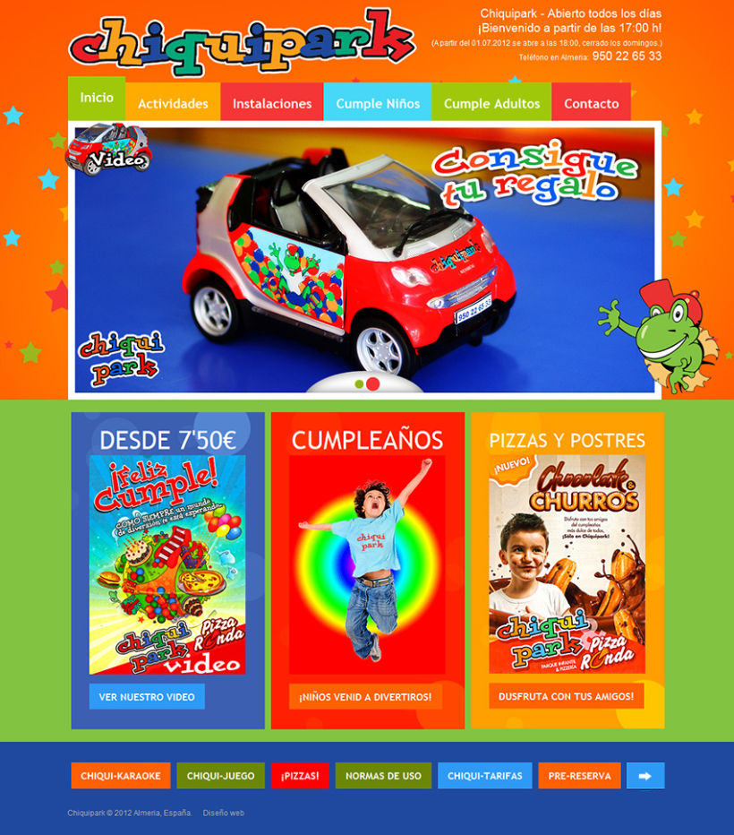 Kids Park Website Design 1