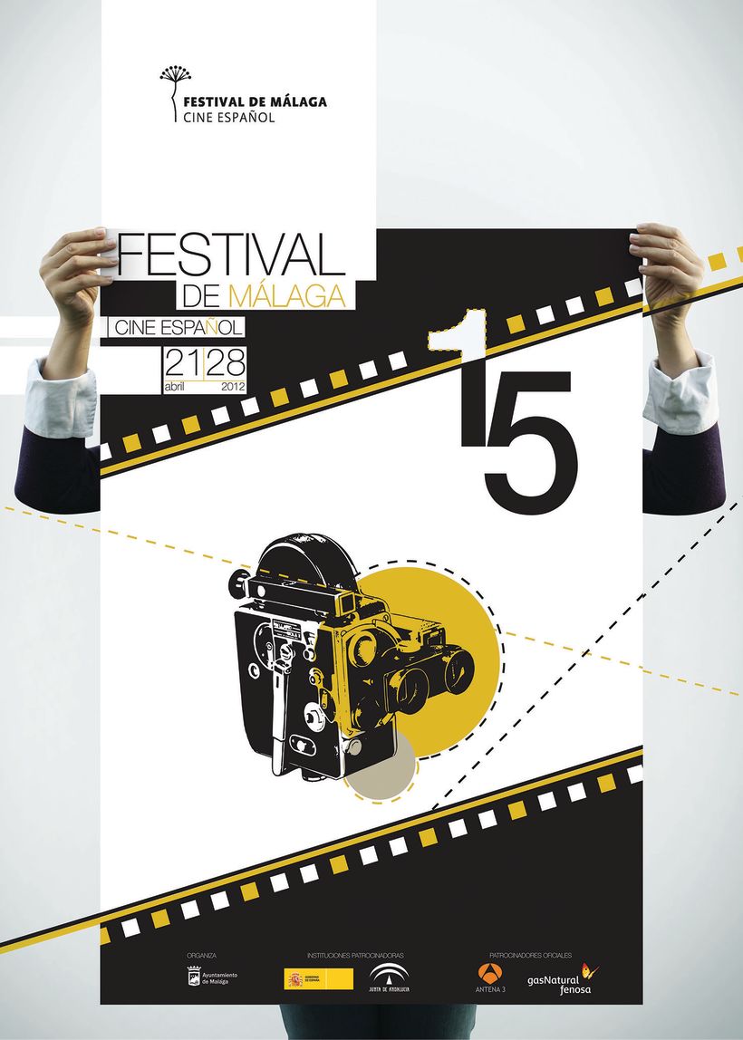 15 Diseño Cartel Festival de Málaga - Cine Español  2