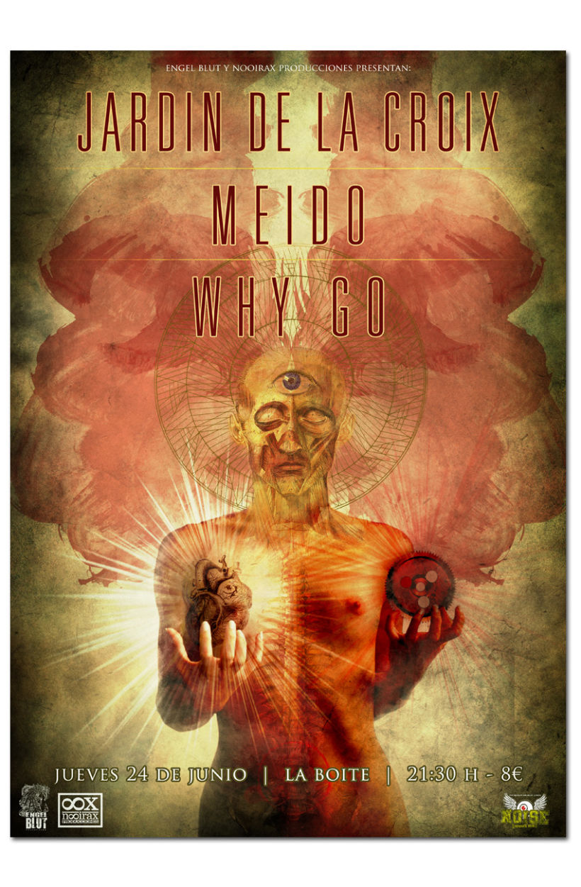 JARDIN DE LA CROIX + MEIDO + WHY GO | poster 1