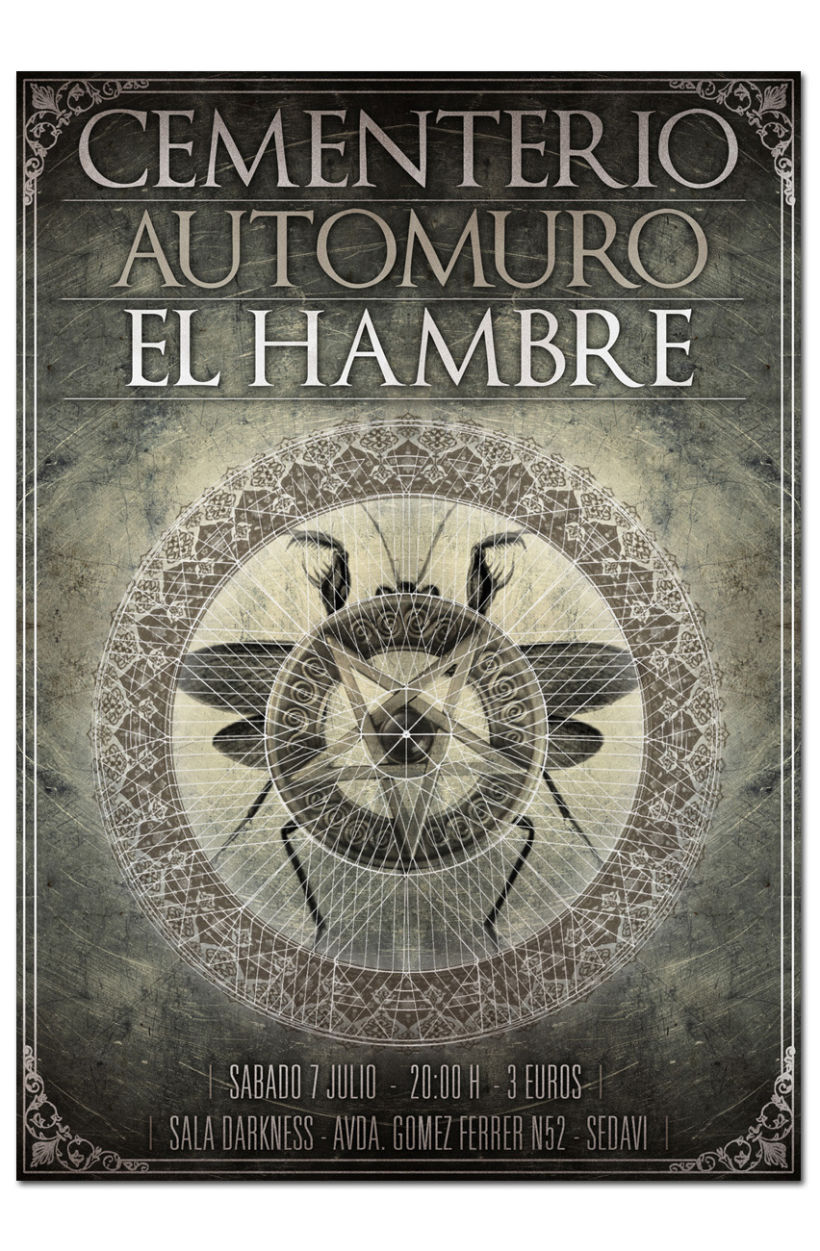 CEMENTERIO + EL HAMBRE + AUTOMURO | poster 1