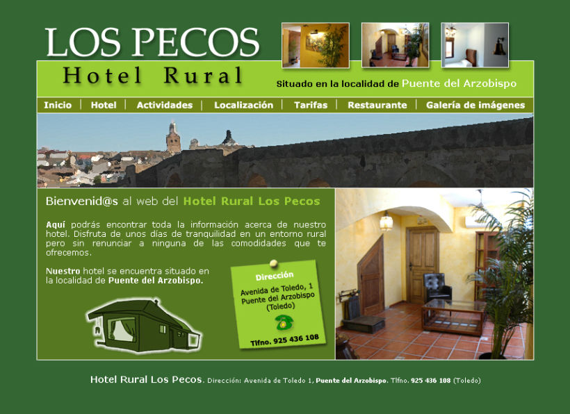 Website Hotel Rural Los Pecos 2