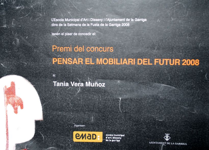 Premio "Pensar el mobiliario del futuro 2008"/Award "think the furniture of the future 2008" 1