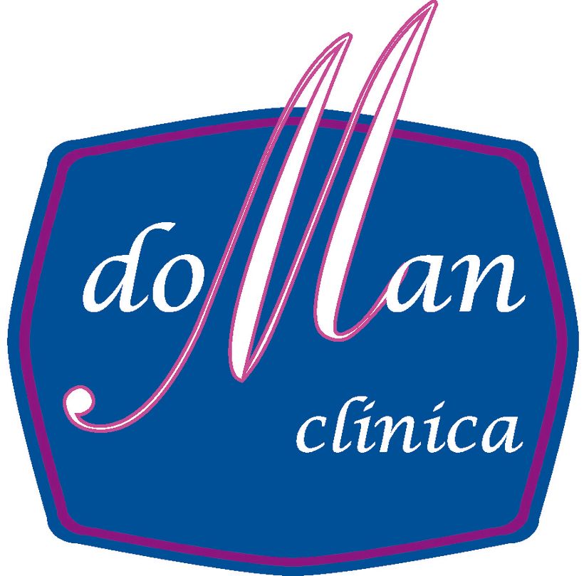 Logotipo para clínica estetica y de fisioterápia DOMAN 2