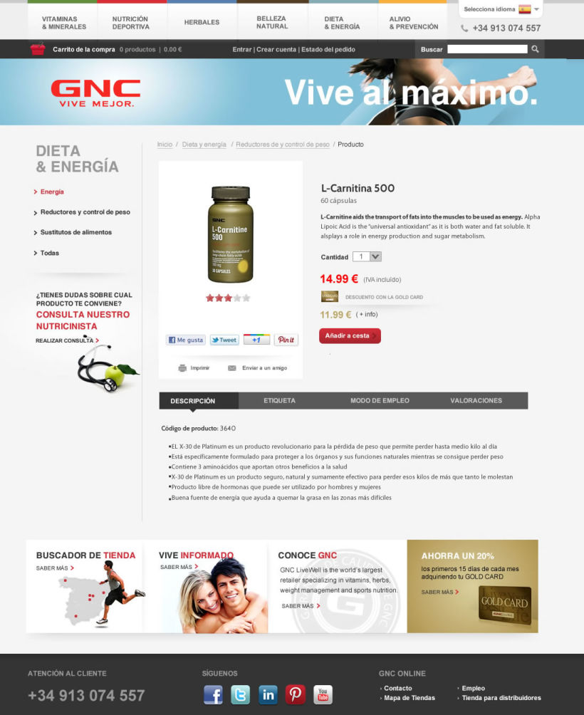 GNC España - Tienda online 4