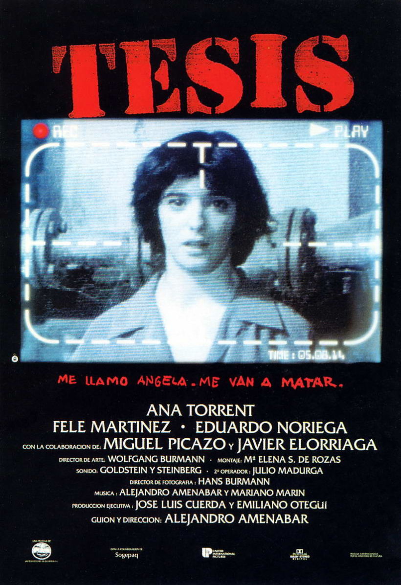 Cartel película TESIS 1