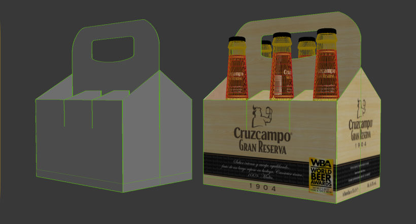 Cruzcampo 3D Packaging 3