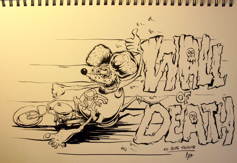 Ed Roth Tribute "WalL of DeatH" 1
