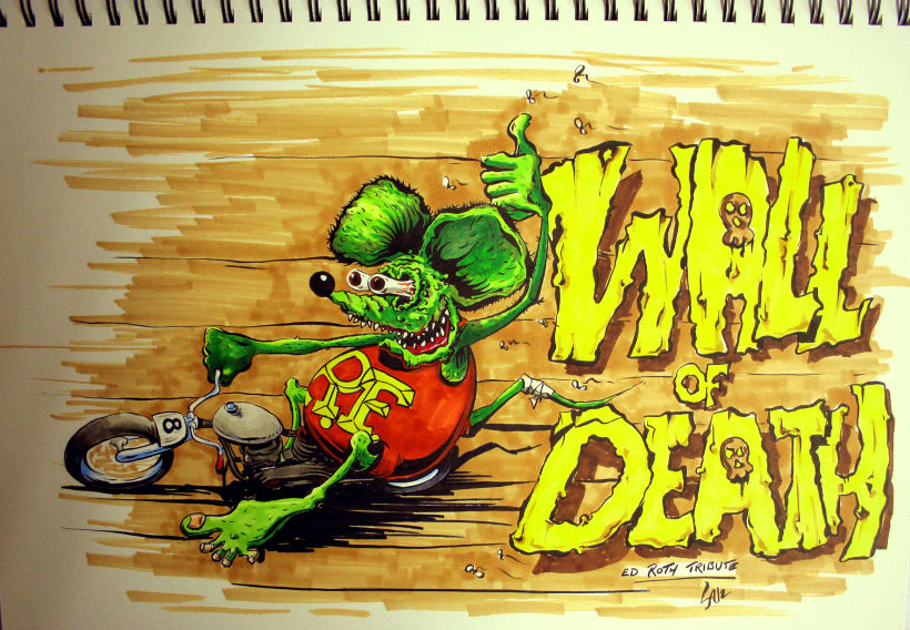 Ed Roth Tribute "WalL of DeatH" 2