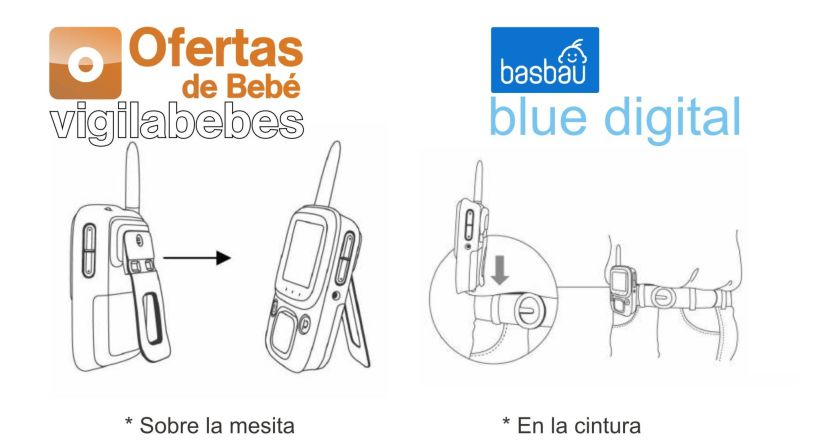 Basbau BB201 Blue digital vigilabebes 5