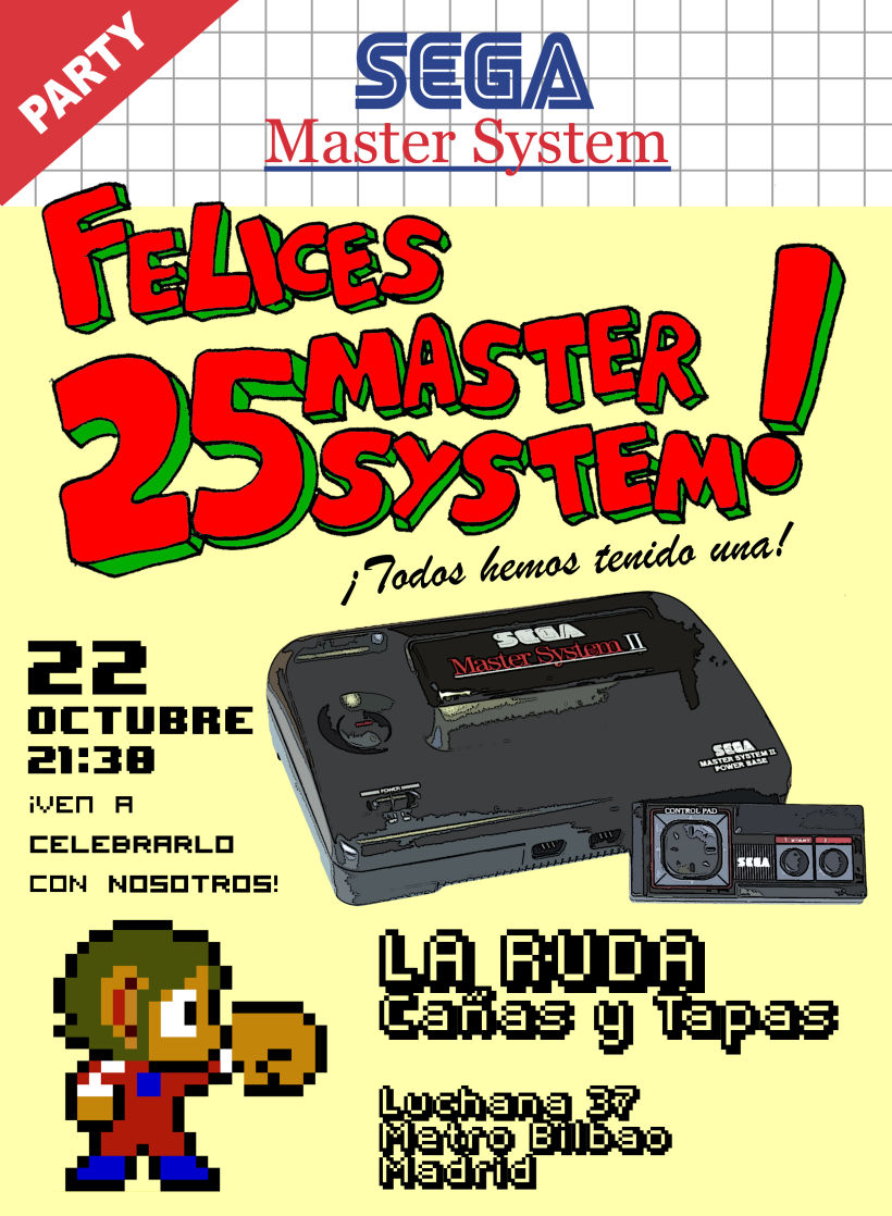 Fiesta Aniversario Master System 1