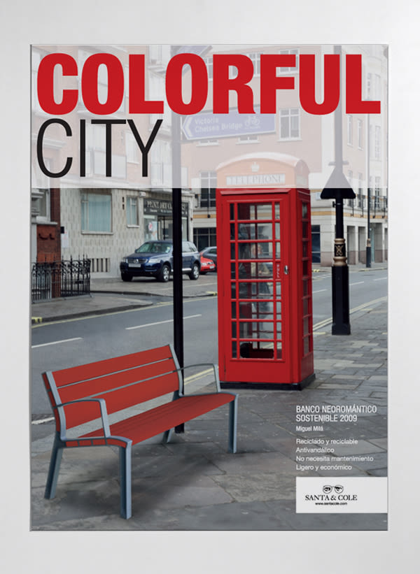 Colorful City. Publicidad banco. 1