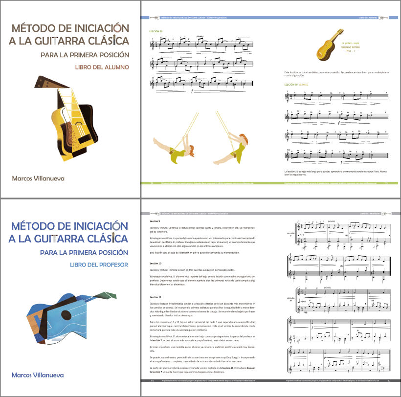 Maquetación - Método de iniciación a la guitarra clásica 1