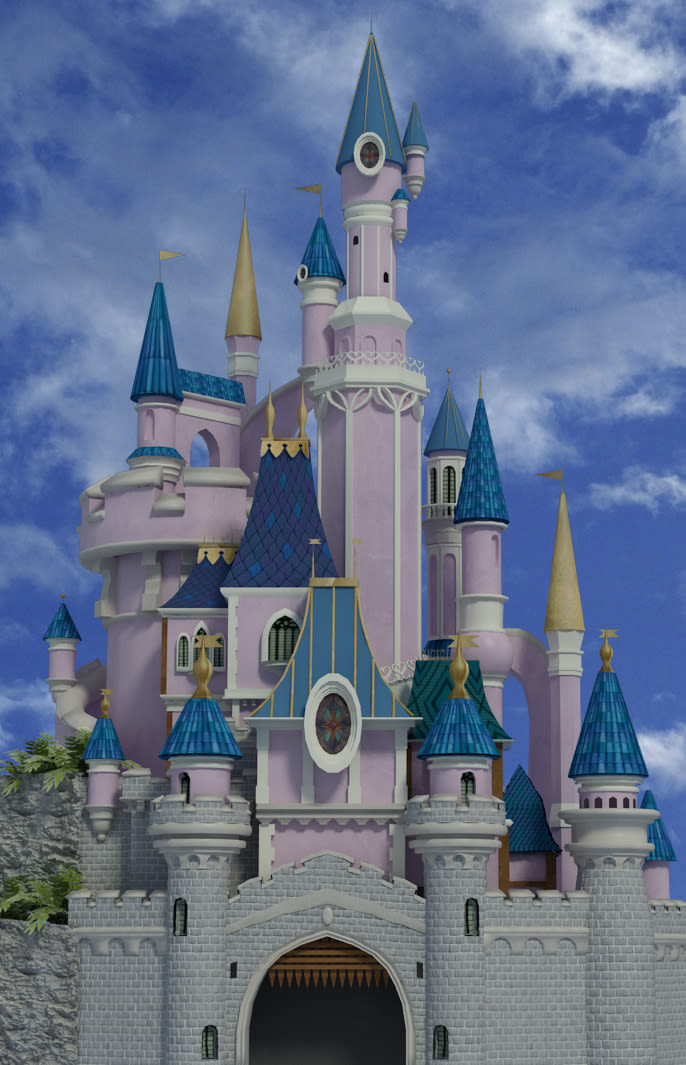 Castillo Disneyland 1