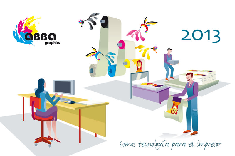 Calendario ABBA Graphics para 2013 1