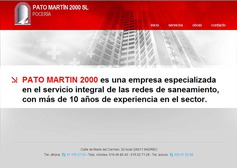 Página web Pato Martín 2000 2