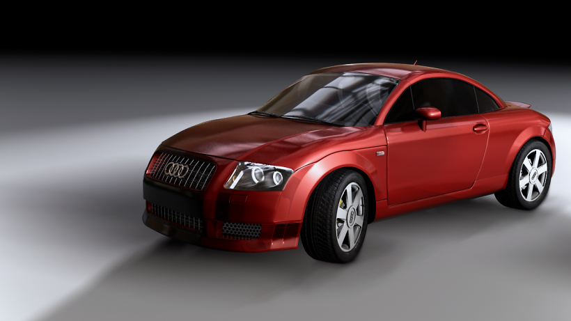 Audi TT  3d Modeling 2