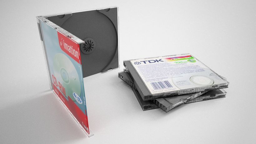 3D Caja CD 3