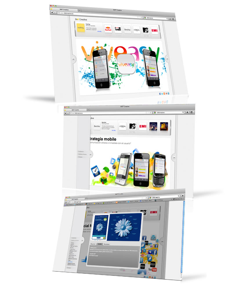 Web design, interface design 7