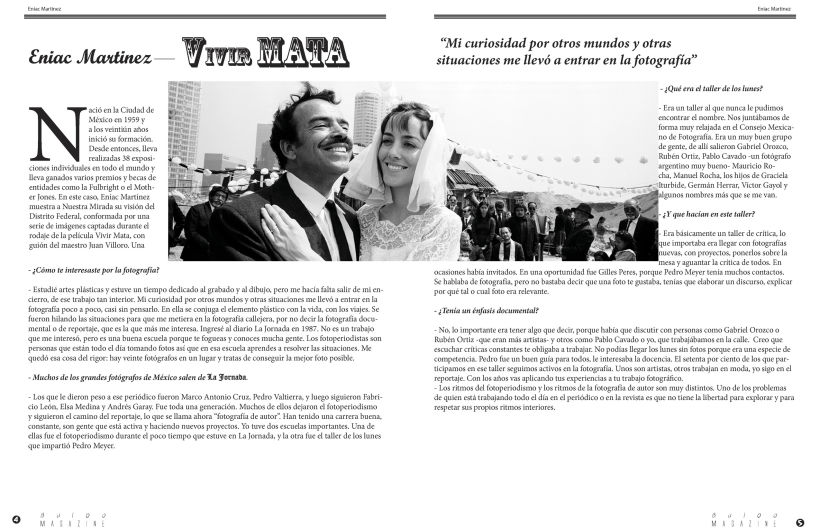 Bulbo Magazine (Diseño Editorial) 3
