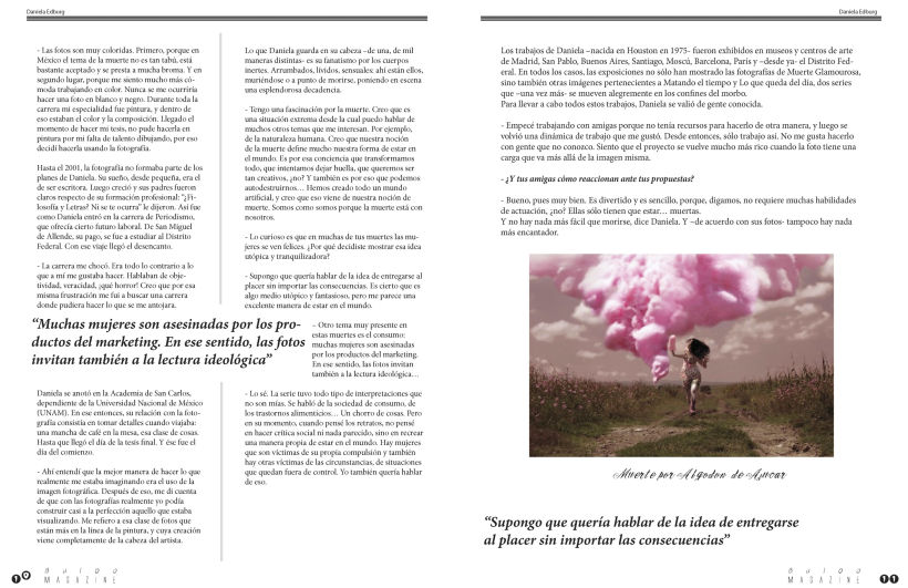 Bulbo Magazine (Diseño Editorial) 5