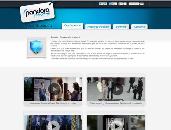 Diseño web PandoraInt 3