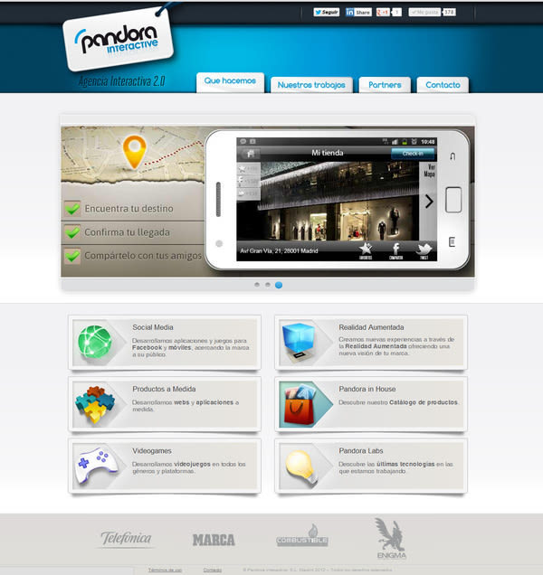 Diseño web PandoraInt 1