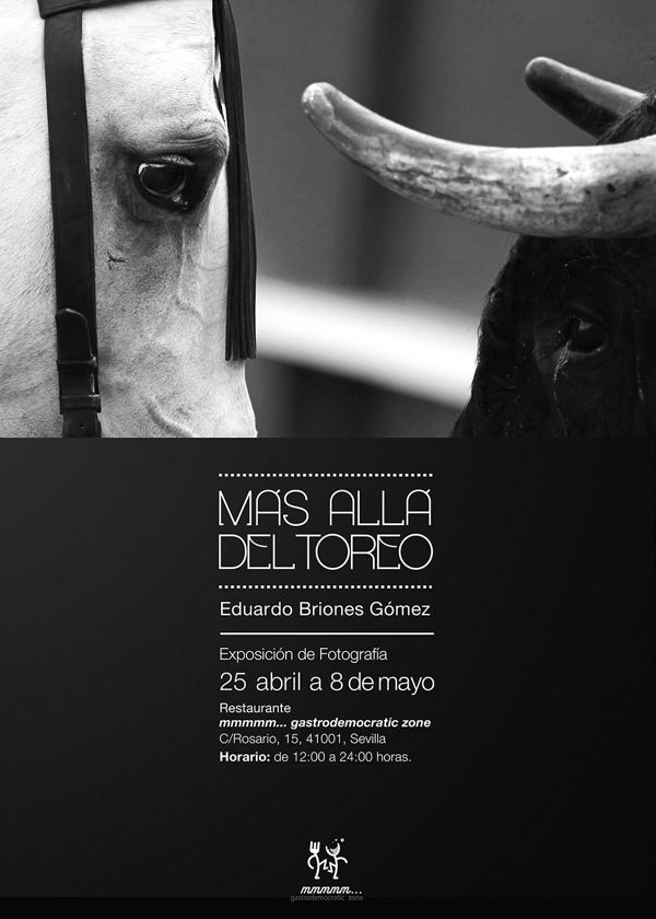 Cartel Exposición Fotográfica: Más allá del toreo. 1