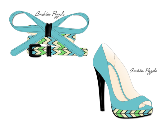 Drawings - shoes and accessories 6