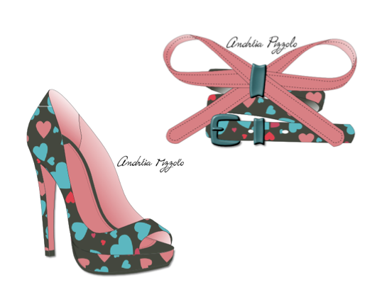 Drawings - shoes and accessories 5