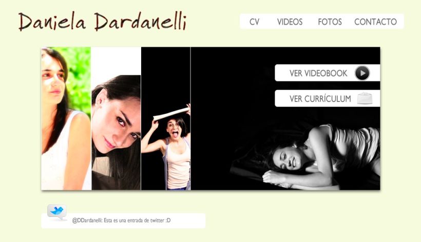 Website de la actriz Daniela Dardanelli 2